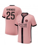 Paris Saint-Germain Nuno Mendes #25 Alternativní Dres 2024-25 Krátký Rukáv